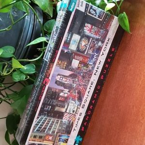 New Time Square  New York  panoramic Puzzle 750pc Buffalo Games 3ft wide